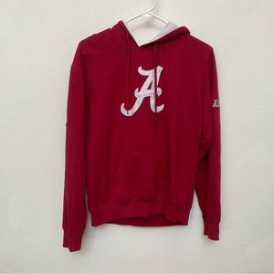 Colosseum Red, White University of Alabama Sweatshirt Size Large Crimson Tide